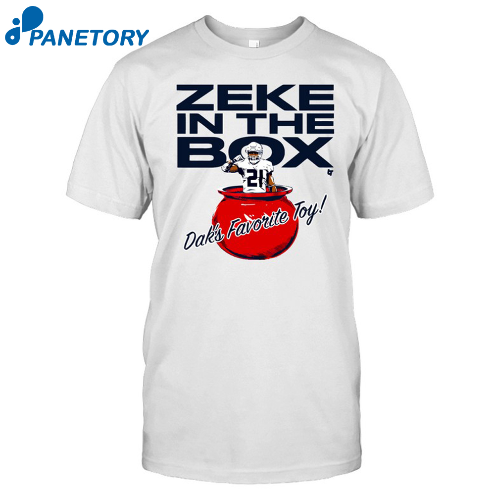 Ezekiel Elliott And Dak Prescott Zeke In The Box Shirt