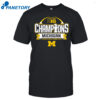 Michigan Big Ten Champions 2022 Shirt