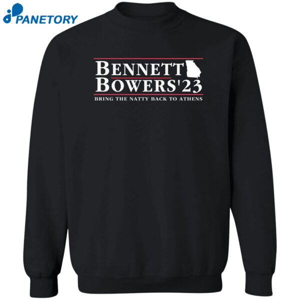 Bennett Bowers'S 23 Bring The Natty Back To Athens Shirt