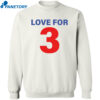Damar Hamlin Love For 3 Shirt 2