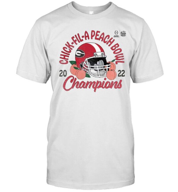 Georgia Bulldogs College Football Playoff 2022 Peach Bowl Champions Favorite Shirt
