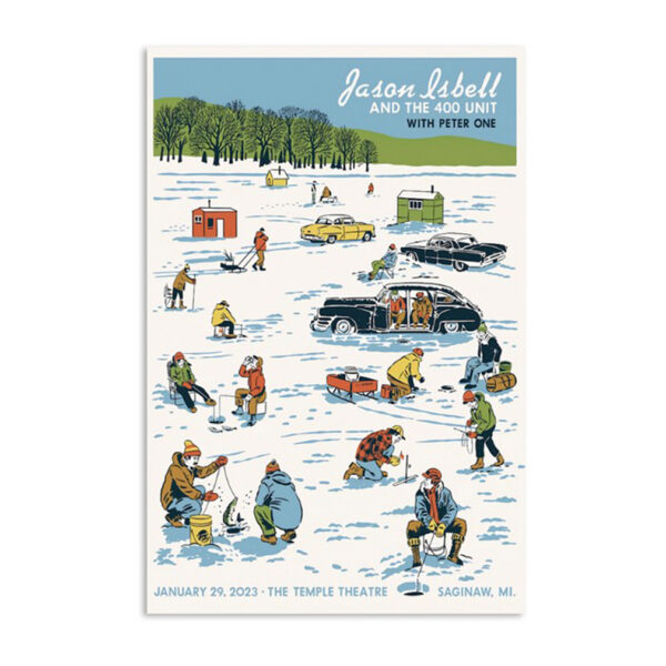 Jason Isbell And The 400 Unit Michigan The Temple Theatre Saginaw January Poster