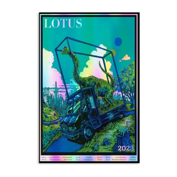 Lotus Band 2023 Tour Music Poster