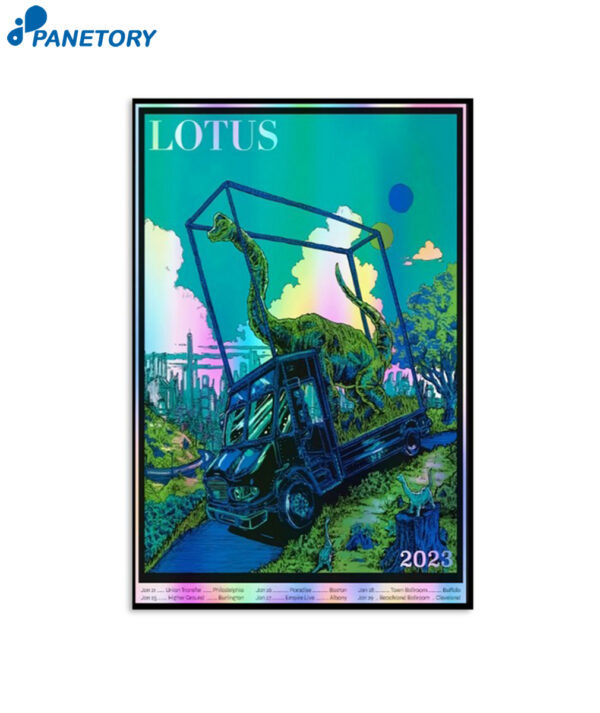 Lotus Band 2023 Tour Music Poster