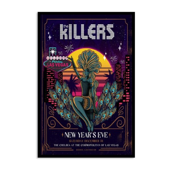 The Killers Welcome To Fabulous Nevada New Year's Eve The Cosmopolitan December 31 Poster