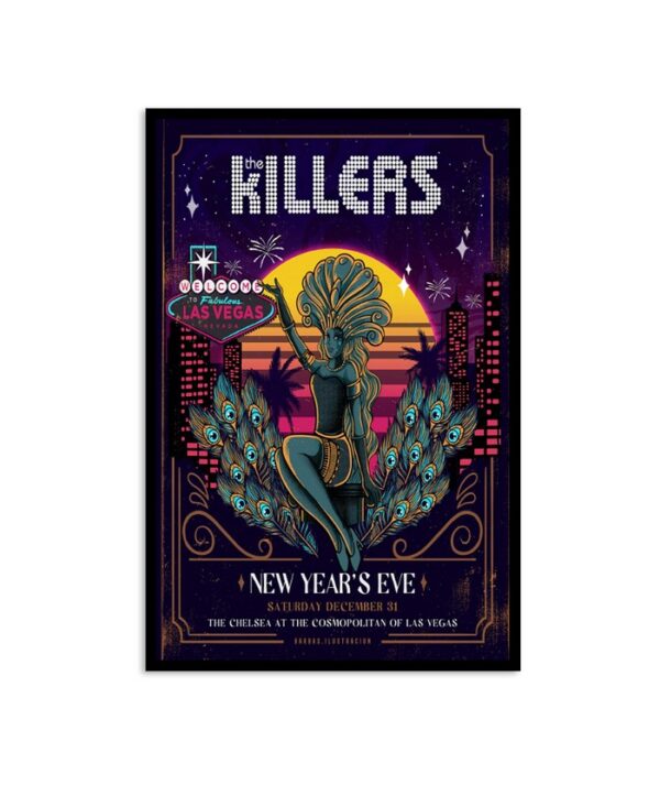 The Killers Welcome To Fabulous Nevada New Year'S Eve The Cosmopolitan December 31 Poster