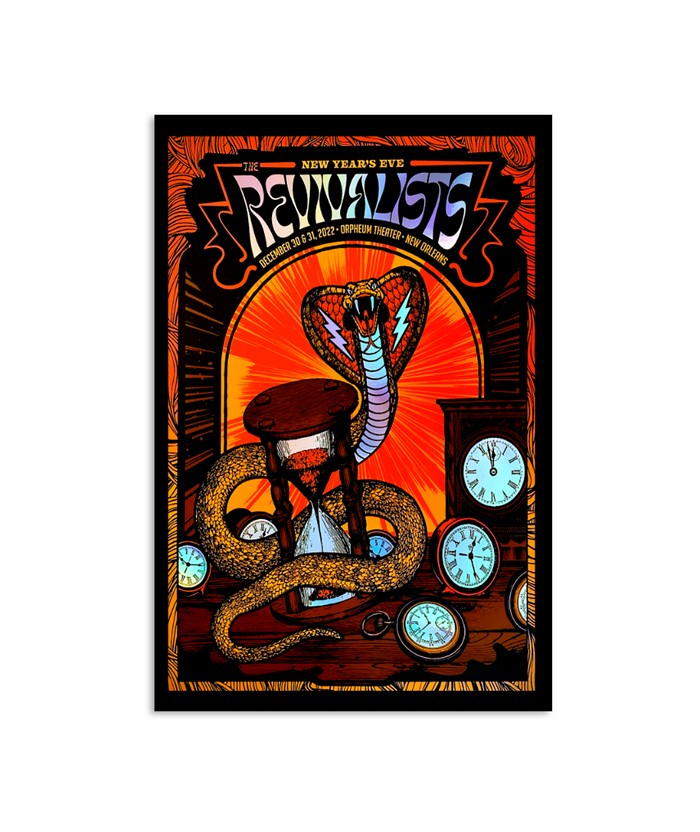 The Revivalists Orpheum Theater New Orleans December 31 2022 Poster