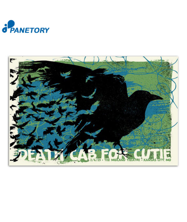 Death Cab For Cutie The Midland Kansas City February 6 Poster
