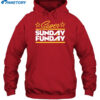 Red Support Super Sunday Funday Shirt 2