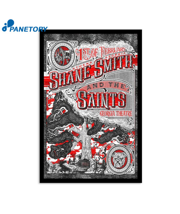 Shane Smith And The Saints Tour Athens Georgia Poster