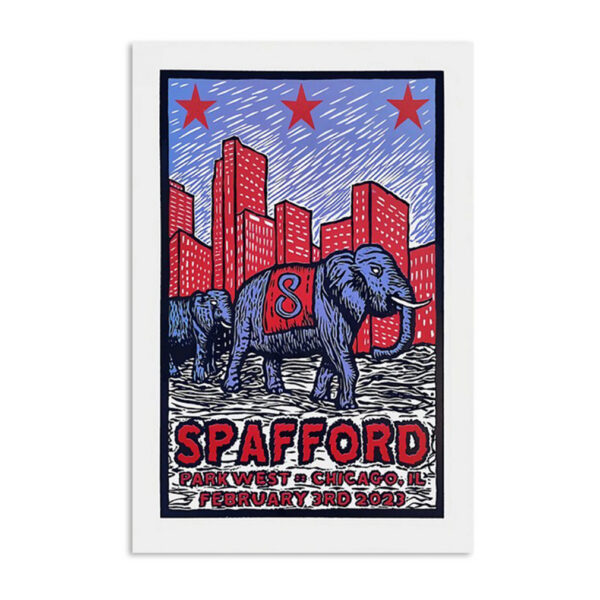 Spafford Park West Chicago Il February 3rd Poster