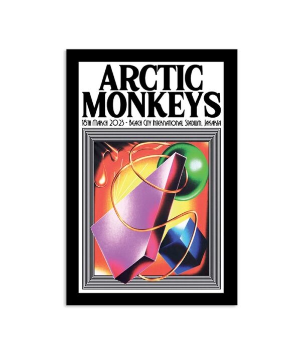 Arctic Monkeys March 18 2023 Beach City International Stadium Poster