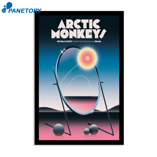 Arctic Monkeys Show At Filinvest City Event Grounds Manila Poster