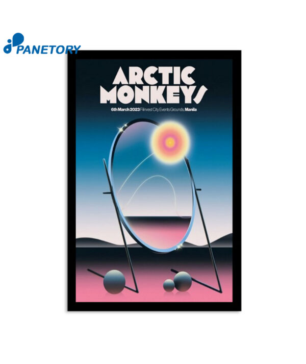 Arctic Monkeys Show At Filinvest City Event Grounds Manila Poster