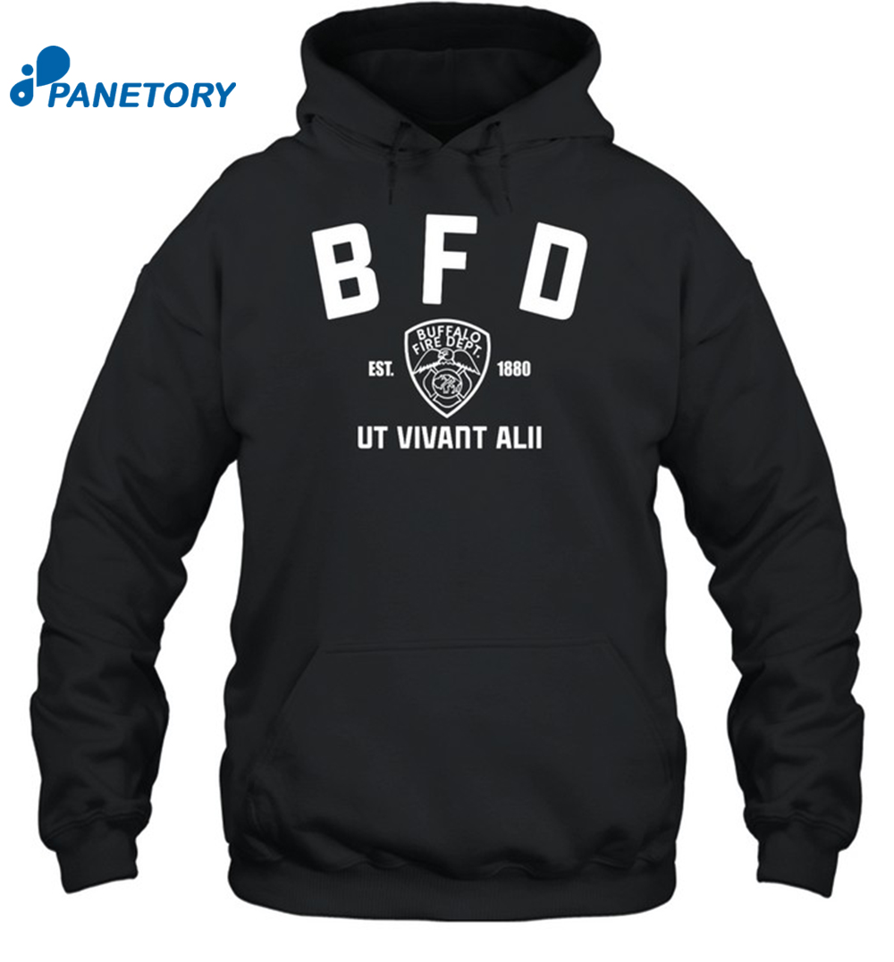 Bfd Buffalo Fire Dept Ut Vivant Alii Est 1880 Shirt 2