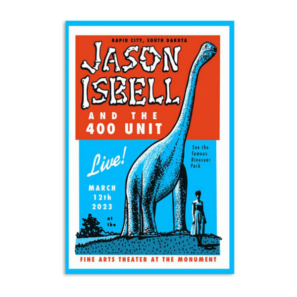 Jason Isbell And The 400 Unit Rapid City Sd 2023 Poster