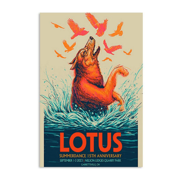 Lotus September 1 3 2023 Garrettsville Oh Poster