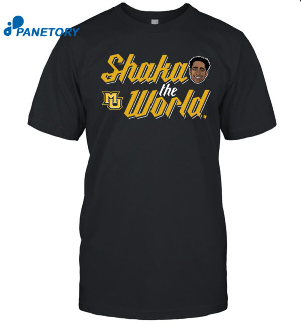 Marquette Shaka The World Shirt