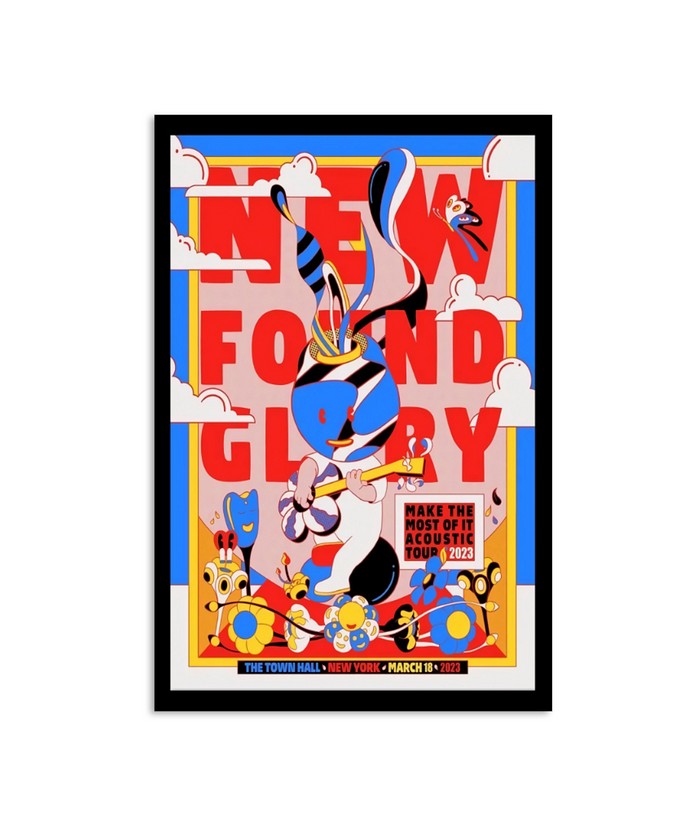New Found Glory Town Hall New York March 18 2023 Poster 2023