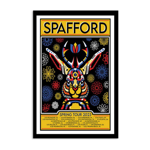 Spafford Spring Tour 2023 Poster
