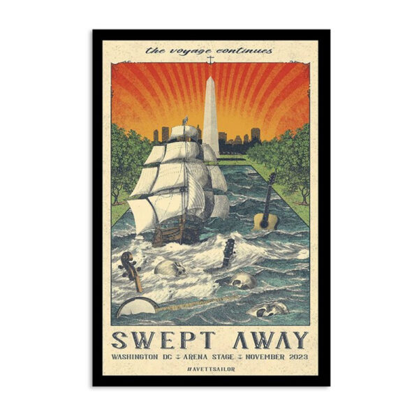 Swept Away A New Musical Arena Stage Washington Dc November 2023 Poster