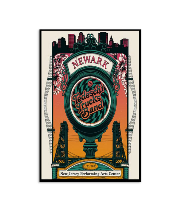 Tedeschi Trucks Band 2023 New Jersey Performing Arts Center Newark March 23 Poster