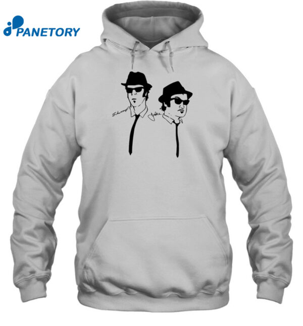 The Blues Brothers Silhouette Ringer Shirt
