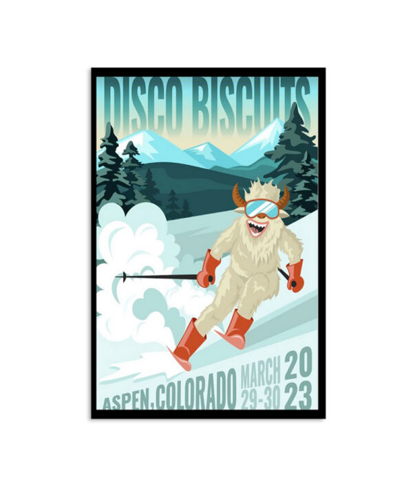 The Disco Biscuits Belly Up Aspen Co March 29 2023 Poster