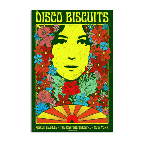 The Disco Biscuits The Capitol Theatre Port Chester March 23 2023 Poster