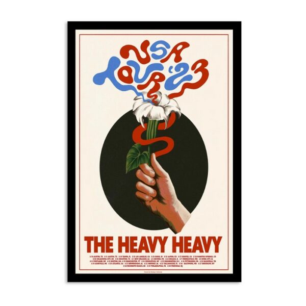 The Heavy Heavy Tour Usa 2023 Poster