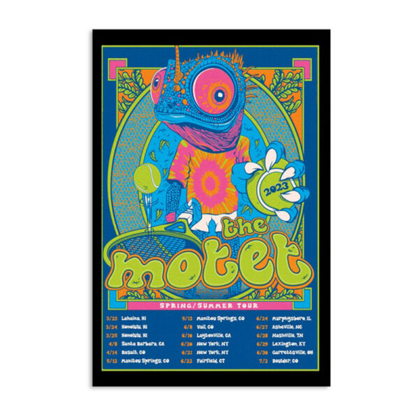 The Motet Spring And Summer Tour 2023 Poster