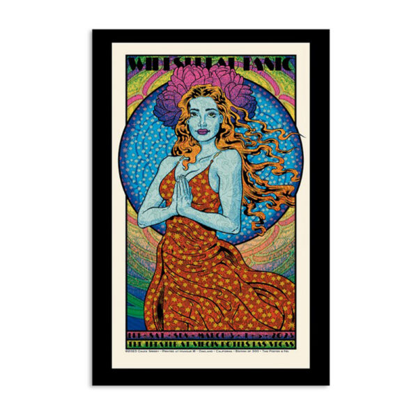 Widespread Panic The Theater At Virgin Hotels Las Vegas March 3 2023 Poster