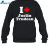 I Justin Trudeau Flag Canada Shirt 1