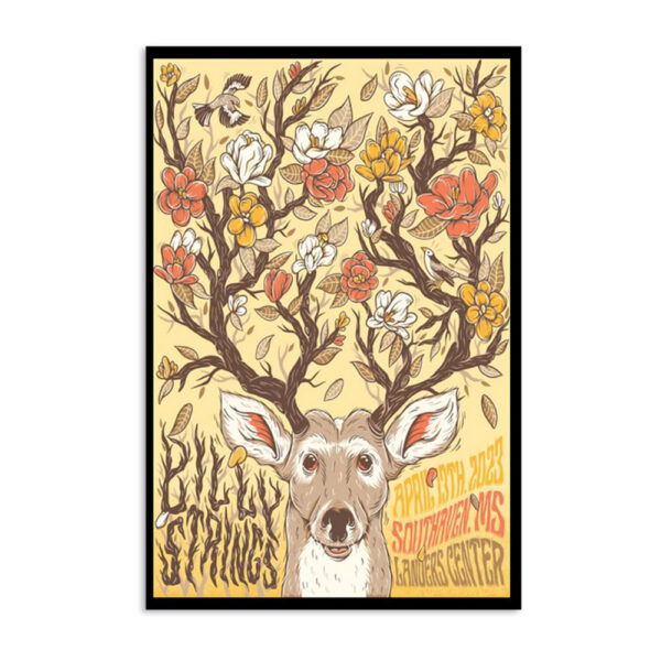 Billy Strings Southaven Ms Landers Center April 13 2023 Poster