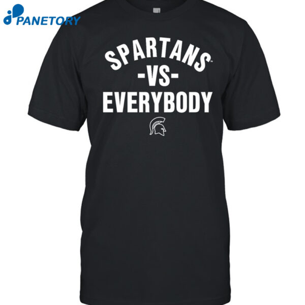 David Stoney Stone Jr Wearing Spartans Vs Everybody Shirt