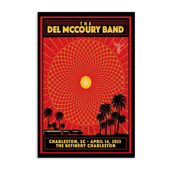 Del Mccoury Band Tour Charleston Sc April 14 2023 Poster