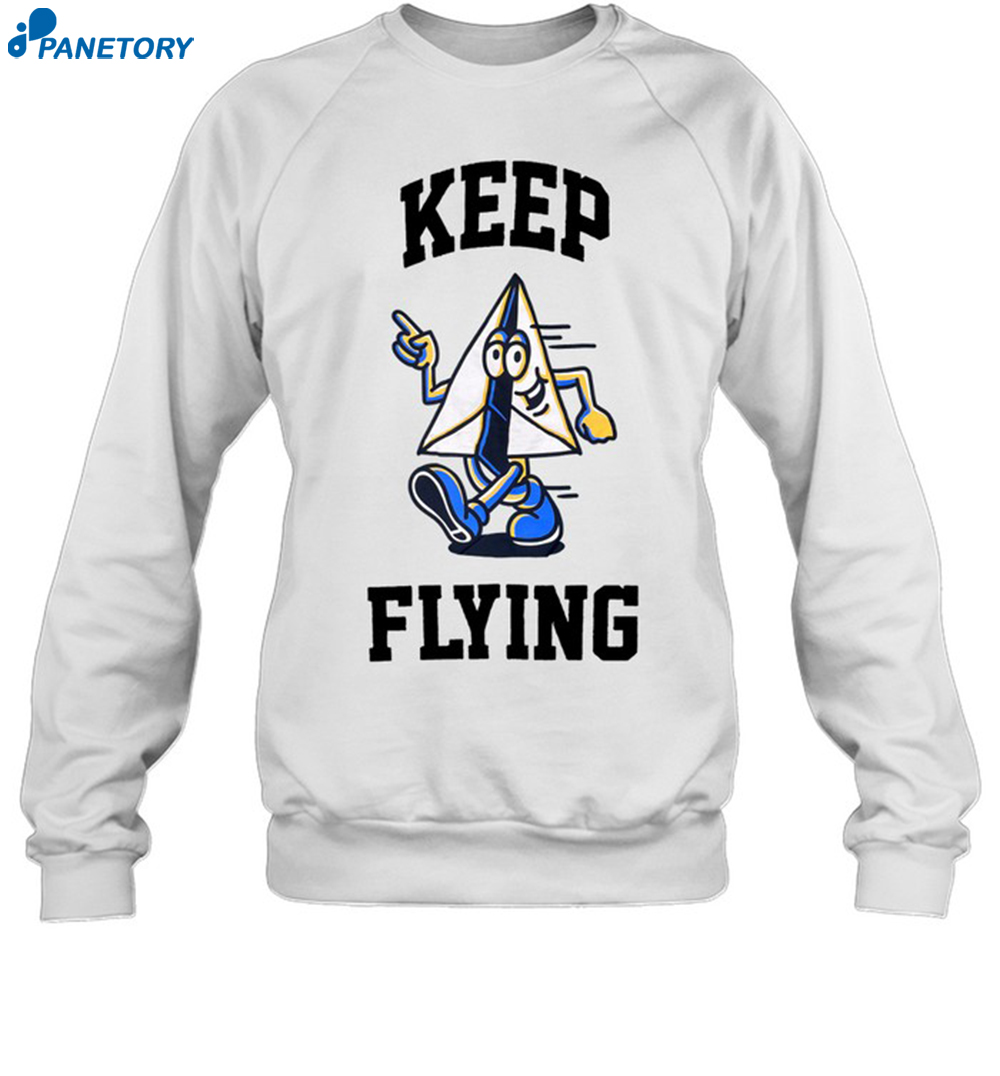 Keep Flying Perry The Paper Plane Shirt 1