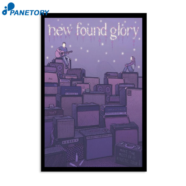 New Found Glory Red Bank Nj Count Rasie Theatre March 17 2023 Poster
