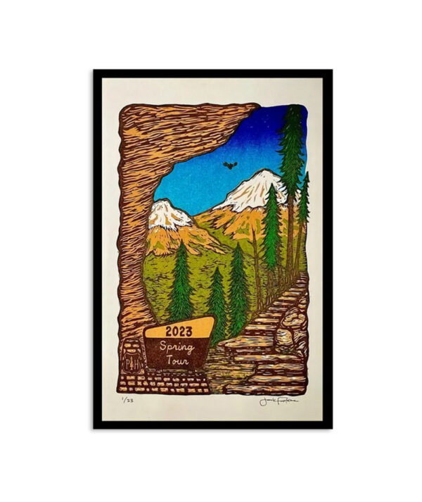 Phish Spring Tour 2023 Seattle Berkeley Hollywood Poster