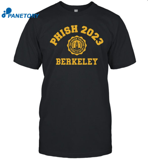 Phish Tour Berkeley 2023 Shirt