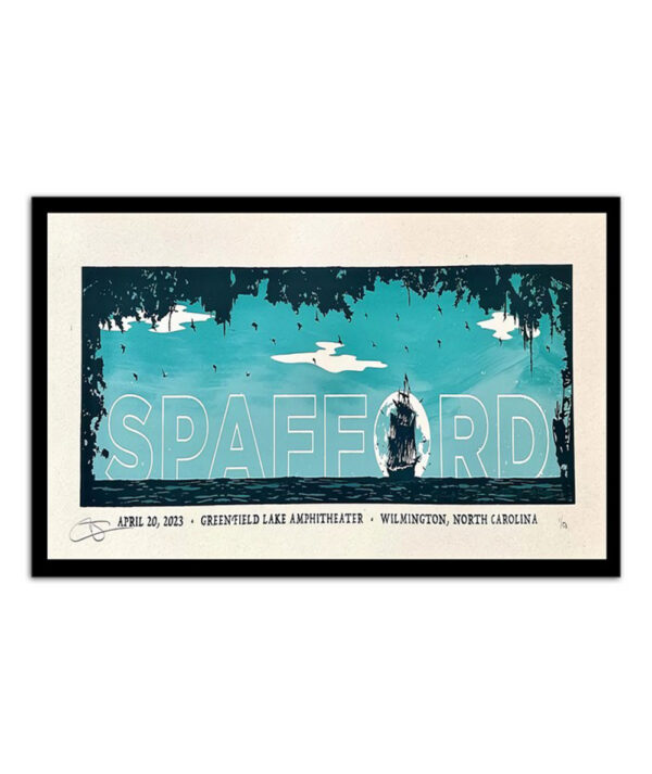 Spafford April 20 2023 Wilmington Nc Poster