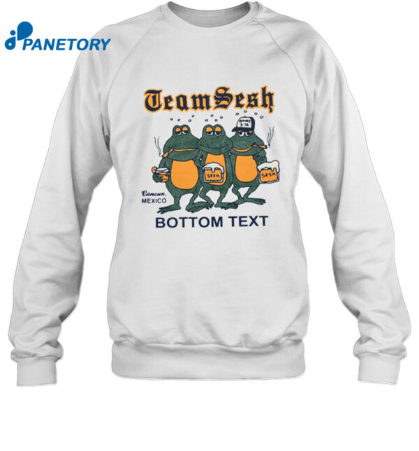 Team Sesh Frogs Bottom Text Shirt