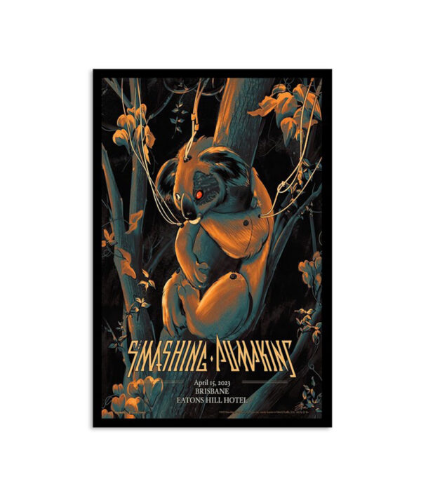 The Smashing Pumpkins Eatons Hill Hotel Albany Creek April 15 2023 Poster