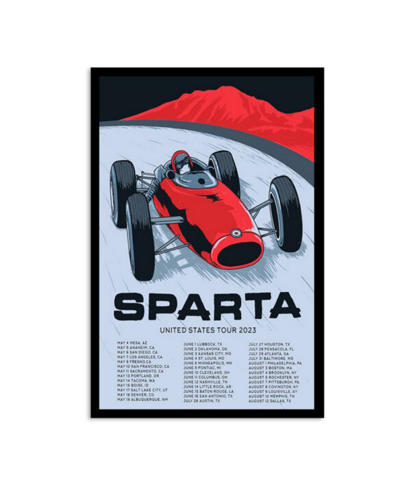 Tour 2023 Of Sparta United States Poster
