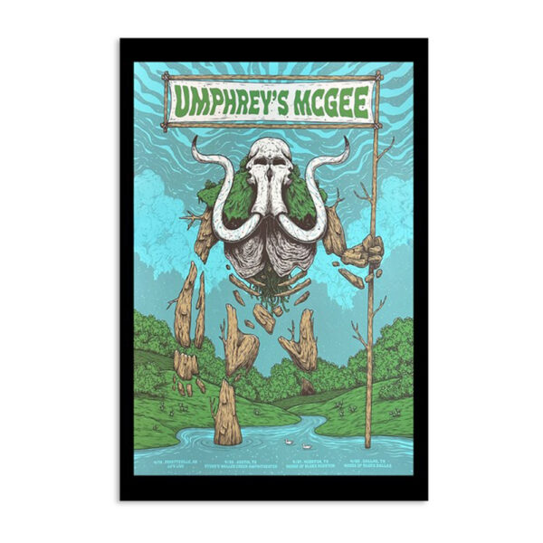 Umphrey's Mcgee April 22 2023 Dallas Poster