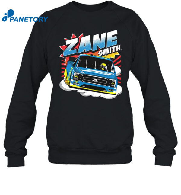 Zane Smith Racing Car Cartoon Shirt