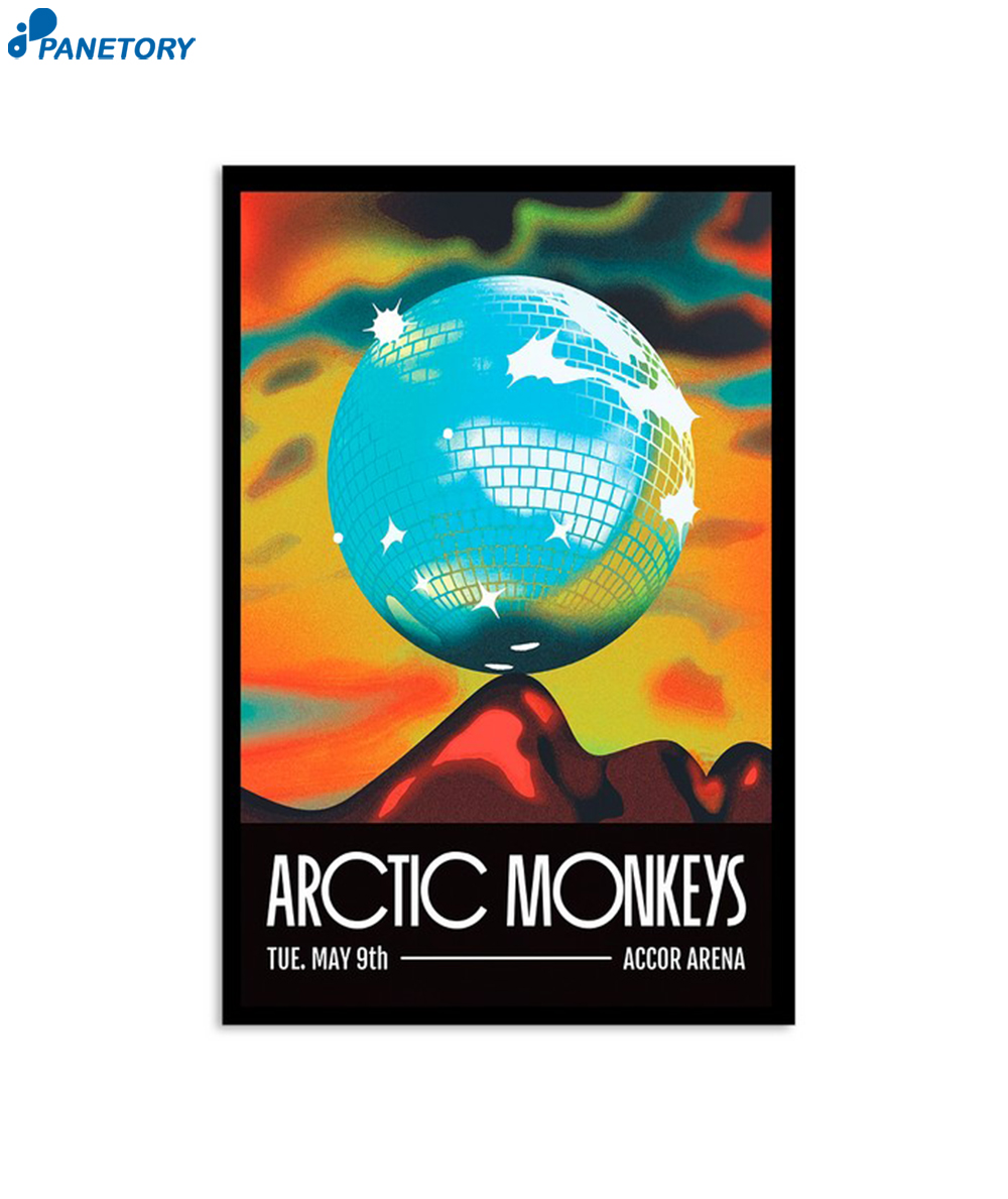 Arctic Monkeys Accor Arena France Paris 05 09 2023 Poster