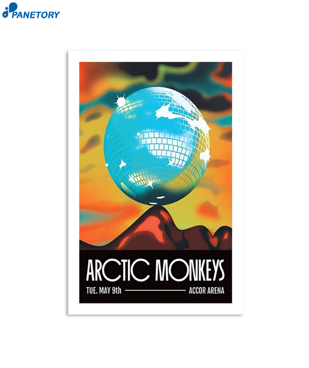 Arctic Monkeys May 9 2023 Accor Arena Paris France Poster