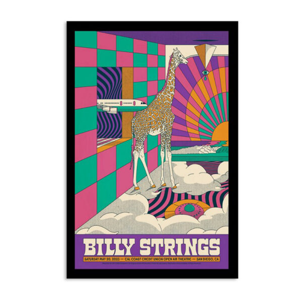 Billy Strings San Diego Ca May 20 2023 Poster