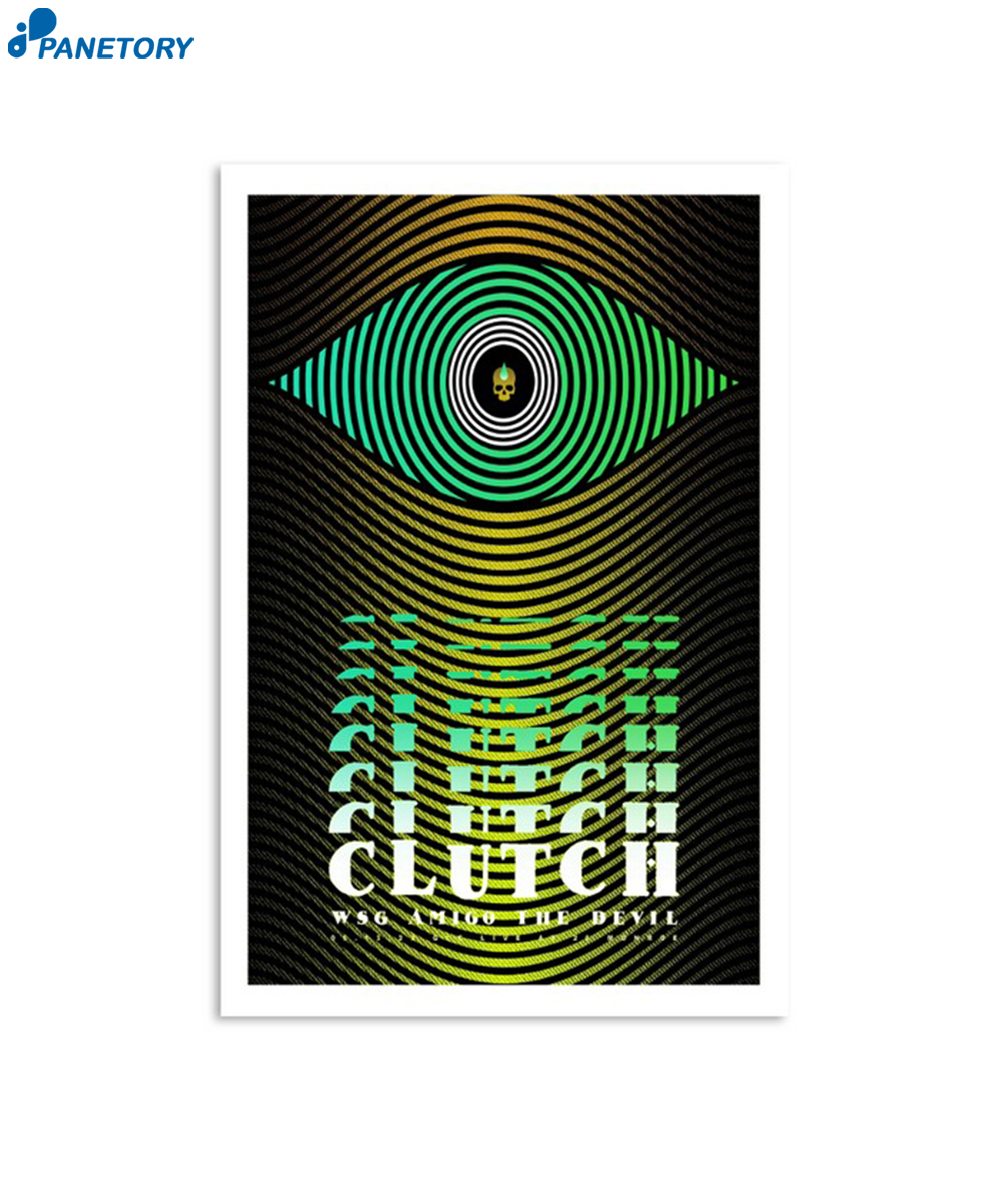 Clutch 2023 Grand Rapids Mi Poster
